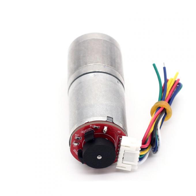 6v 12v 25mm Brushed DC Getriebe Motor Encoder JGA25-370B Hochdrehmoment 21