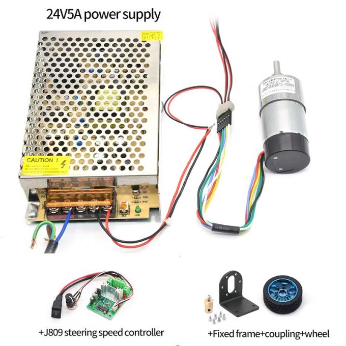 Drehmomentstarker Exzenterwellenzahnrad-Motor 1600rpm 37mm Hall Encoder Cap Protective 11