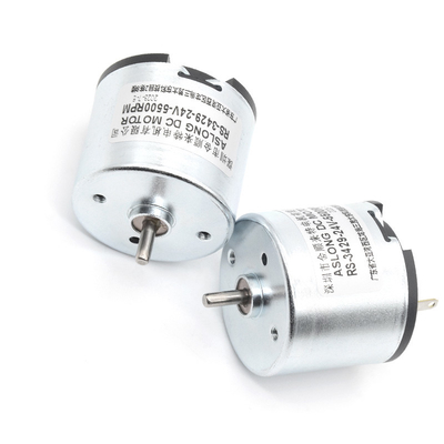 Kohlebürste-drehmomentstarker Mikromotor-DC-Hochgeschwindigkeitsbewegungslieferanten-DC-Motor ASLONG RS-3429 12/24V 5500-7500RPM