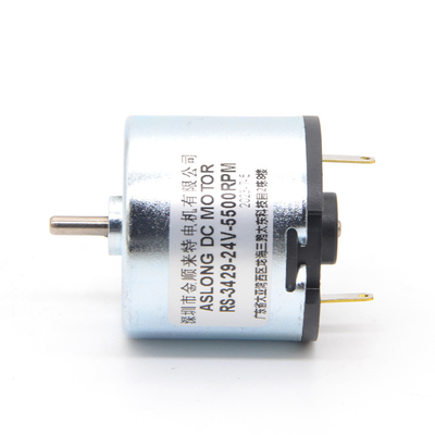 Kohlebürste-drehmomentstarker Mikromotor-DC-Hochgeschwindigkeitsbewegungslieferanten-DC-Motor ASLONG RS-3429 12/24V 5500-7500RPM