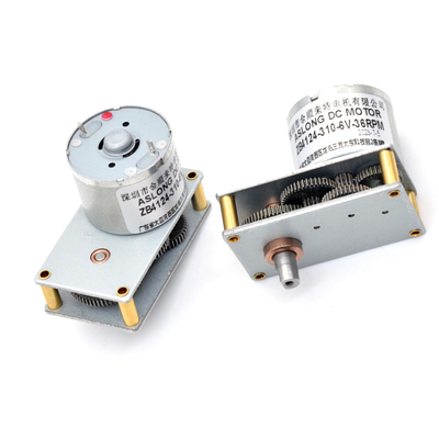 ASLONG-Ventil-Motor-ZB4124-310 Mini-DCs langsame Motor6v 37RPM des Metal Gear 6V Welle des DC-Gangmotor d