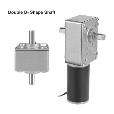 Selbstverriegelungs-Doppellager-Reduktionsmotor A58SW31ZYS Mikro-DV-Gangmotor Doppelachs 12V 24V-DV-Wurm-Gangmotor