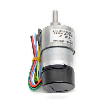 Hall Encoder Gleichspannungsmotor mit Hinterdeckel JGB37-520GB Dc Getriebemotor 12v mit Encoder Mini Dc Motor mit Encoder