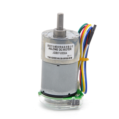 Mikro-DC-Low-Speed-Kleinermotor 12V/24V JGB37-3530A Optoelektronische Encoder Verzögerungsmotor 24v DC-Motor Encoder