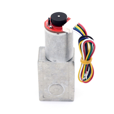 Wurmgetriebe und Wurm-Encoder Verzögerungsmotor JGY-370B DC Wurmgetriebe Motor Encoder Hochdrehmoment Getriebe DC-Motor 12v
