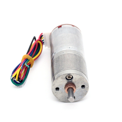 6V Drehzahlmotor Dc Drehzahlmotor mit Encoder JGA25-370B 25mm 12V Drehzahlmotor