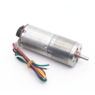 6V Drehzahlmotor Dc Drehzahlmotor mit Encoder JGA25-370B 25mm 12V Drehzahlmotor