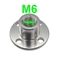 M6 verlegte Durchmesser genehmigtes Rosh der Wellen-Scheibenkupplungs-6mm
